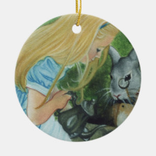 Alice in wonderland christmas Ornament