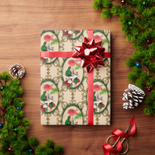 Alice in Wonderland Christmas Wrapping Paper