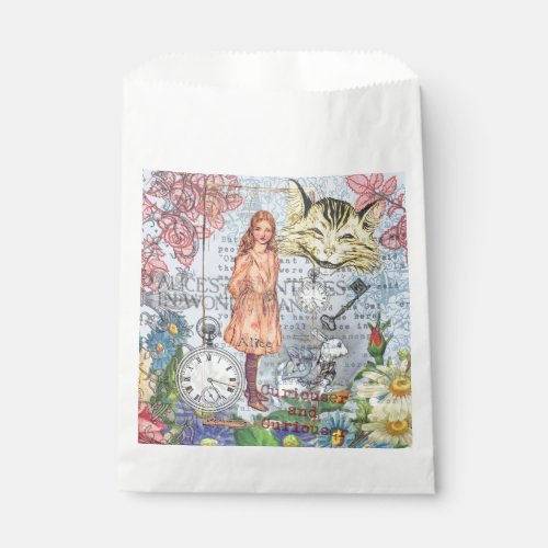 Alice in Wonderland Classic Cheshire Rabbit Alice Favor Bag