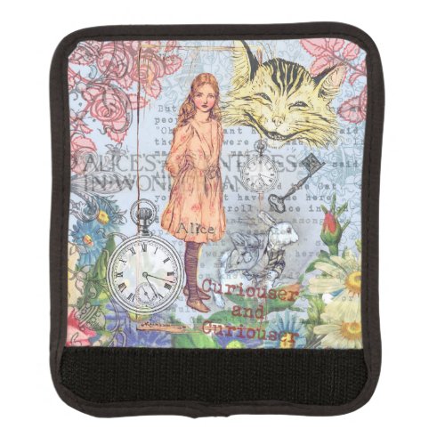 Alice in Wonderland Classic Cheshire Rabbit Alice Luggage Handle Wrap