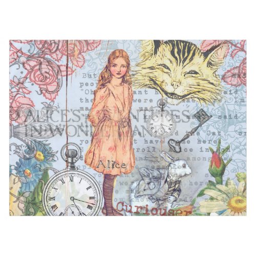 Alice in Wonderland Classic Cheshire Rabbit Alice Tablecloth