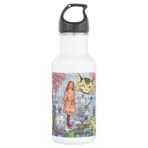 Alice in Wonderland Classic Cheshire Rabbit Alice Water Bottle