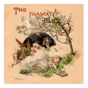 Alice in Wonderland Classic Illustrations Acrylic Print