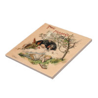 Alice in Wonderland Tile, The Dodo Ceramic Tile, Zazzle