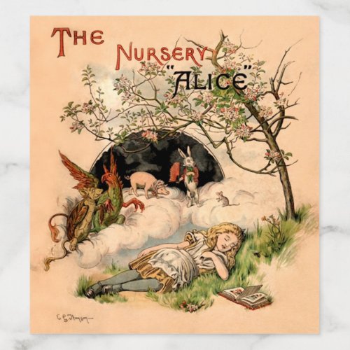 Alice in Wonderland Classic Illustrations Envelope Liner
