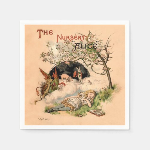 Alice in Wonderland Classic Illustrations Napkins