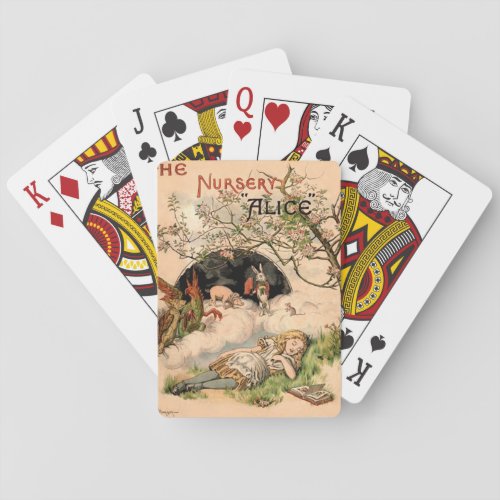 Alice in Wonderland Classic Illustrations Poker Cards