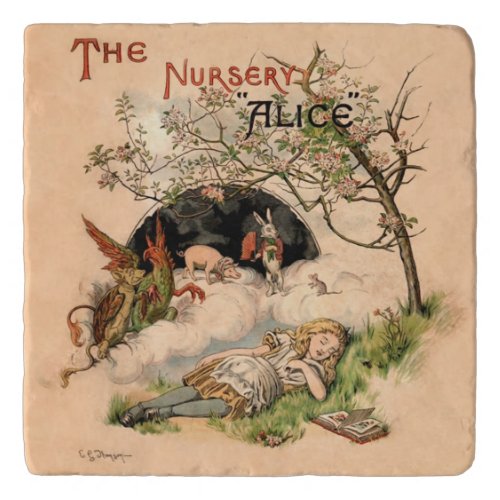 Alice in Wonderland Classic Illustrations Trivet