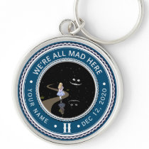 Alice in Wonderland Clean and Sober Keychain