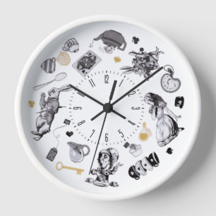 Alice in Wonderland Clock