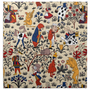 Alice in Wonderland Cloth Napkin