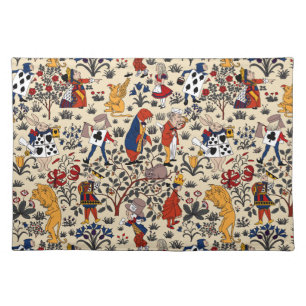 Alice in Wonderland Cloth Placemat