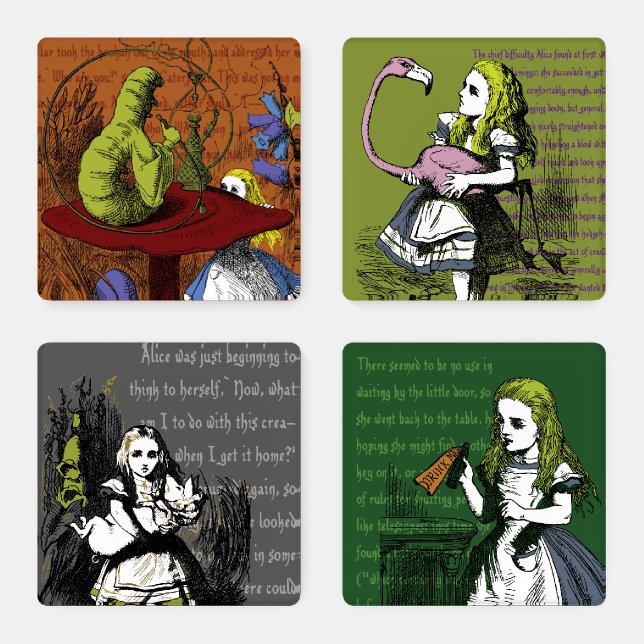 Alice in Wonderland Coaster Set (Set)