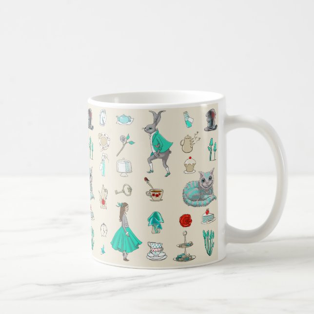 Alice in wonderland coffee mug (Right)