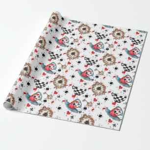 Alice in Wonderland Collage Christmas Gift Wrapping Paper