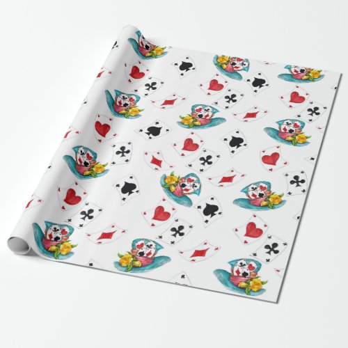 Alice in Wonderland Collage Christmas Wrapping Paper