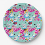 Alice In Wonderland | Colorful Fun Pattern Paper Plates