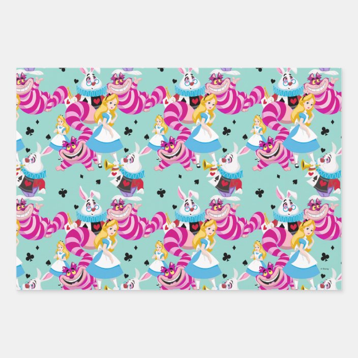 Alice In Wonderland Wrapping Paper
 Alice In Wonderland