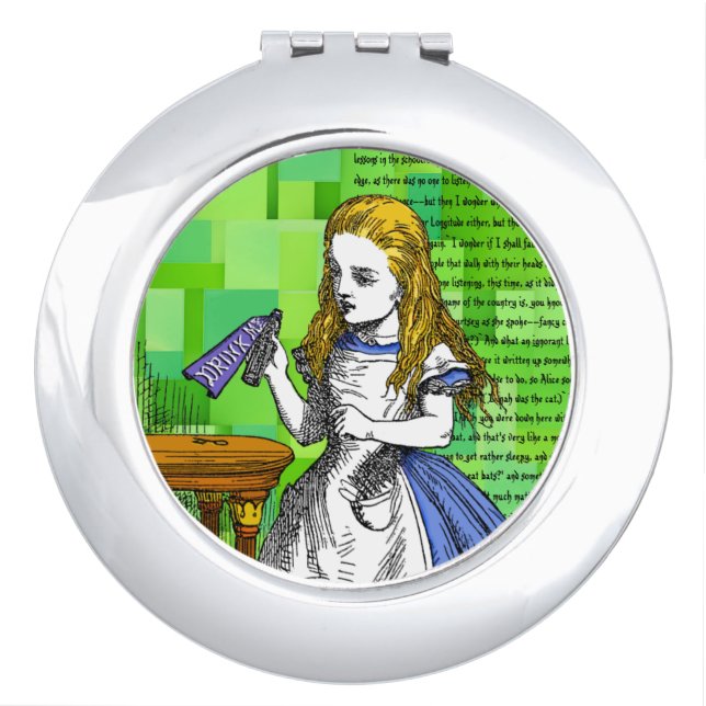 Alice In Wonderland Compact Mirror (Front)