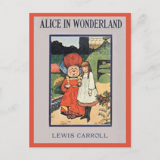 Alice in Wonderland Cover Postcard (Front)