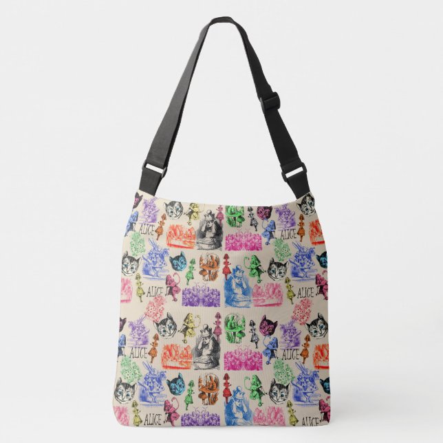 Alice in Wonderland Crossbody Bag (Front)
