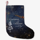 Alice in Wonderland Curiouser Christmas Stocking