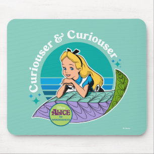 Alice in Wonderland Curiouser & Curiouser Mouse Pad
