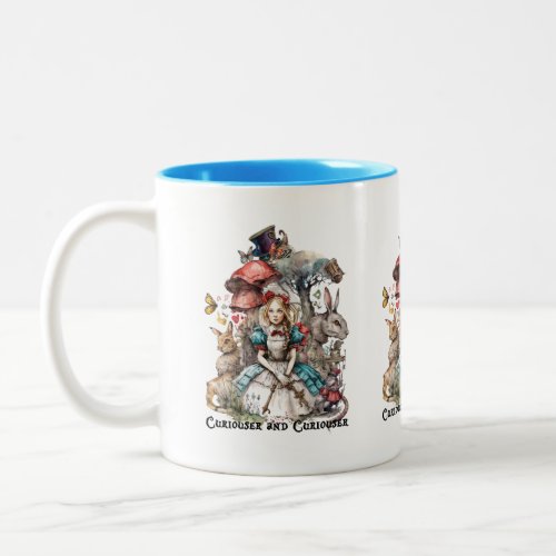Alice in Wonderland Curiouser  Curiouser Mug