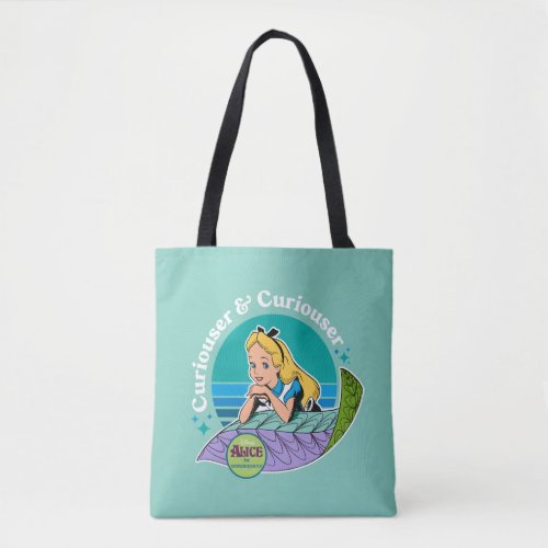 Alice in Wonderland  Curiouser  Curiouser Tote Bag