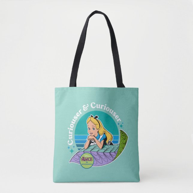 Alice in Wonderland | Curiouser & Curiouser Tote Bag (Front)