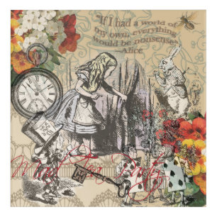 Alice in Wonderland Curtain Classic Art