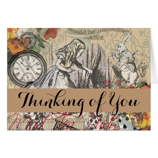 Alice in Wonderland Curtain Classic Art (Front Horizontal)