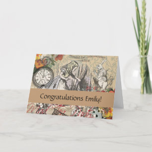 Alice in Wonderland Curtain Classic Art Card