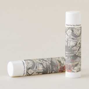 Alice in Wonderland Curtain Classic Art Lip Balm