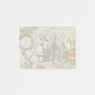 Alice in Wonderland Curtain Classic Art Post-it Notes