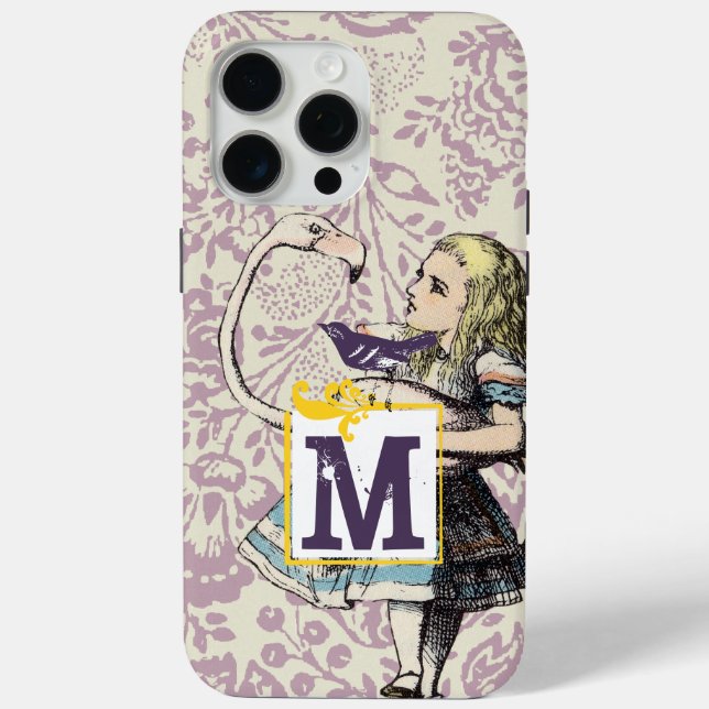 Alice In Wonderland cute FLAMINGO Case-Mate iPhone Case (Back)