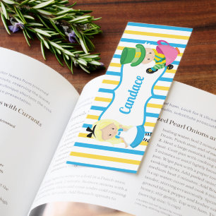 Alice in Wonderland Cute Personalized Kids Bookmarks