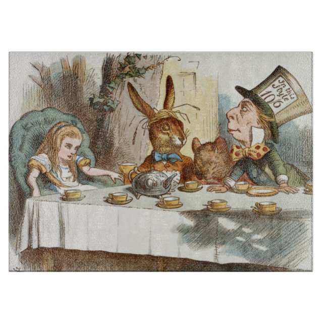 Alice In Wonderland Cutting Board (Front)