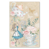  Alice In Wonderland Decoupage Alice Playing Cards Tissue Paper (Vertical)