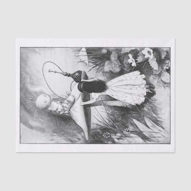 Alice in Wonderland decoupage Tissue Paper (Front)