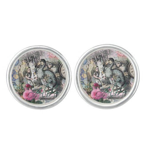 Alice in Wonderland Dodo Classic Artwork Cufflinks