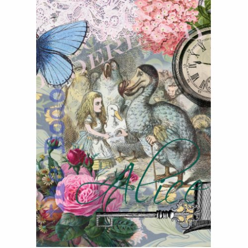 Alice in Wonderland Dodo Classic Artwork Cutout