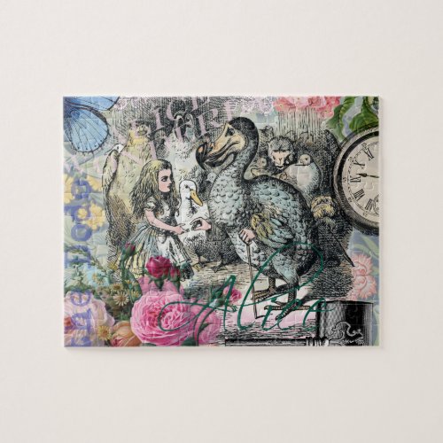 Alice in Wonderland Dodo Classic Artwork Jigsaw Puzzle