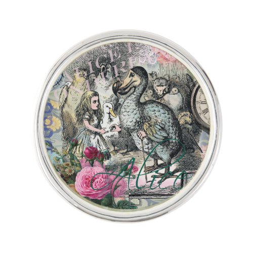 Alice in Wonderland Dodo Classic Artwork Lapel Pin