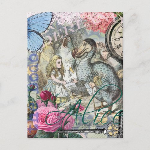 Alice in Wonderland Dodo Classic Artwork Postcard