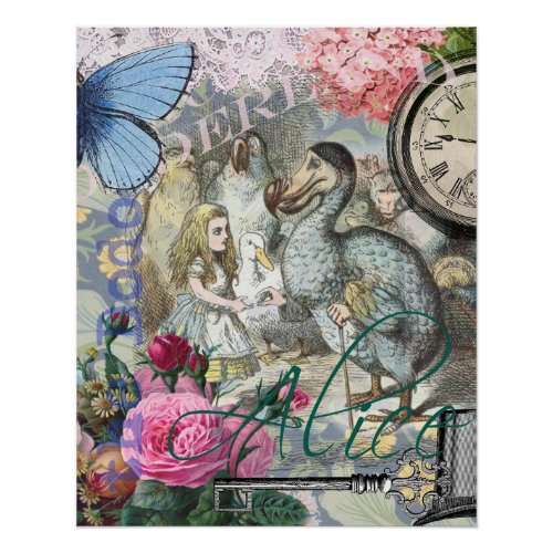 Alice in Wonderland Dodo Classic Artwork Poster