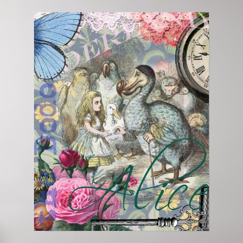 Alice in Wonderland Dodo Classic Artwork Poster
