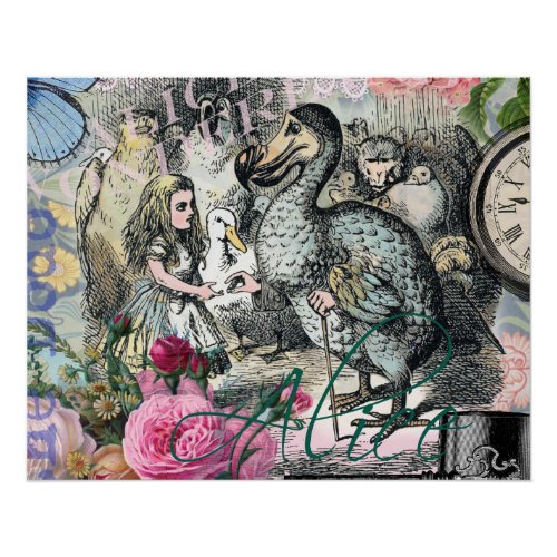 Alice in Wonderland Dodo Classic Artwork Poster