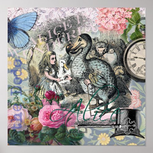 Alice in Wonderland Dodo Classic Artwork Poster