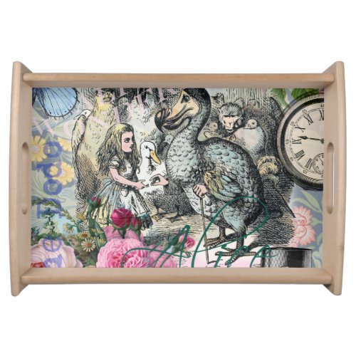 Alice in Wonderland Dodo Classic Artwork Serving Tray